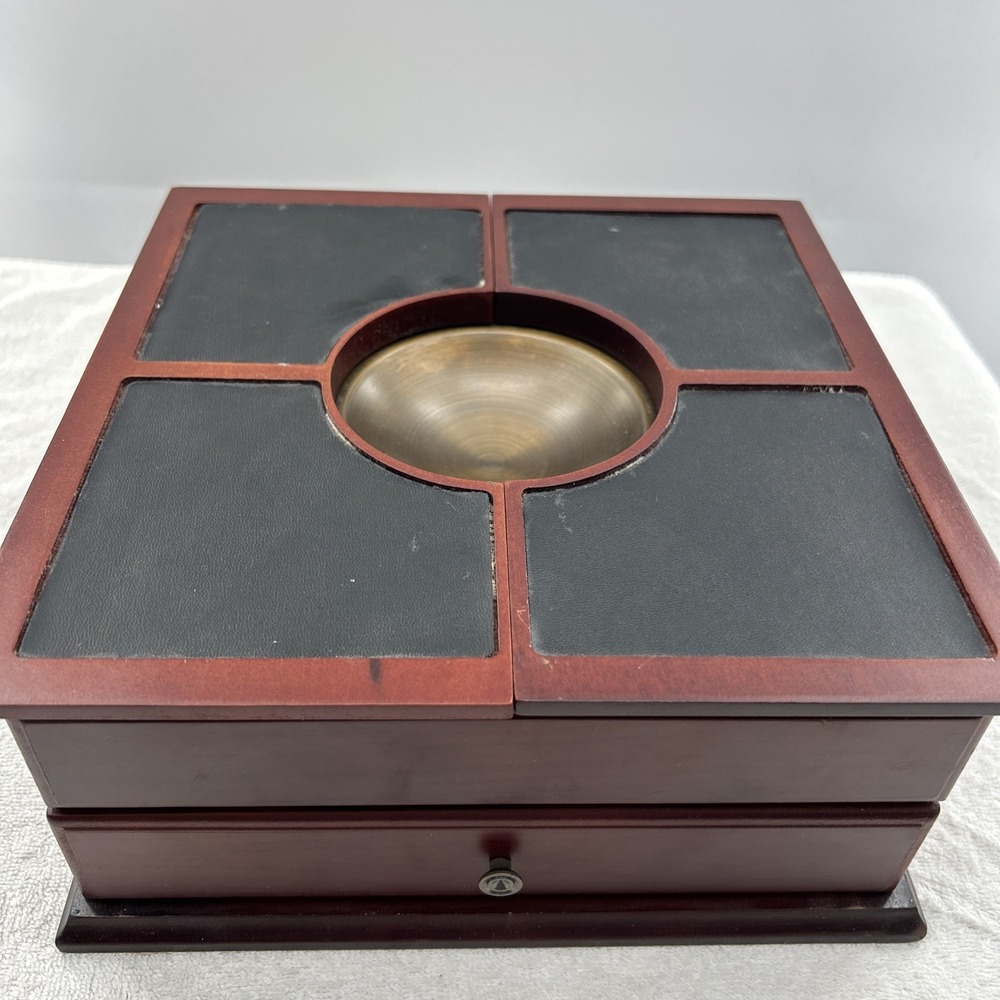 Vintage The Bombay Company Valet Box Change & Key Holder Desk Organizer Display